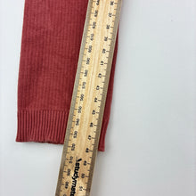 Load image into Gallery viewer, Girls Anko, red cotton blend ribbed leggings, elasticated, GUC, size 8,  