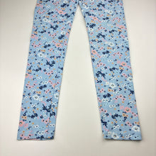 Load image into Gallery viewer, Girls Target, floral stretch cotton leggings, FUC, size 10,  