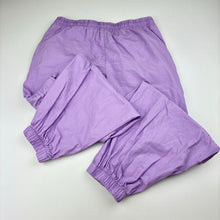 Load image into Gallery viewer, Girls Cotton On, purple cotton cargo jogger pants, elasticated, FUC, size 6,  