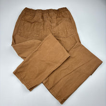 Load image into Gallery viewer, Unisex KID, brown cotton pants, elasticated, FUC, size 10,  