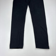 Load image into Gallery viewer, Girls Favourites, black stretch cotton leggings, elasticated, FUC, size 12,  