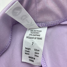 Load image into Gallery viewer, Girls KID, lilac metallic sheen leggings, elasticated, FUC, size 7,  
