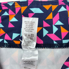 Load image into Gallery viewer, Girls DUNNES STORES, activewear leggings, elasticated, geometric triangles, FUC, size 7-8,  