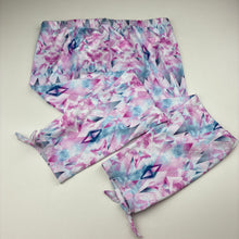 Load image into Gallery viewer, Girls Target, geometric print cropped pants, elasticated, EUC, size 14,  