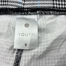Load image into Gallery viewer, Girls Target, check stretch cotton leggings, elasticated, FUC, size 9,  