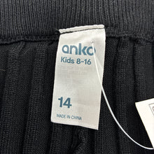 Load image into Gallery viewer, Girls Anko, viscose blend ribbed flared pants, elasticated, NEW, size 14,  