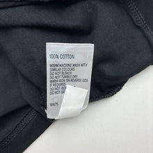 Load image into Gallery viewer, Unisex Anko, plain black cotton t-shirt, EUC, size 6,  