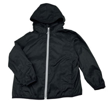 Load image into Gallery viewer, Unisex Uniqlo, black lightweight zip hooded jacket, EUC, size 5,  