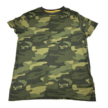 Load image into Gallery viewer, Boys M&amp;S, camo print cotton t-shirt, wash fade, FUC, size 9-10,  