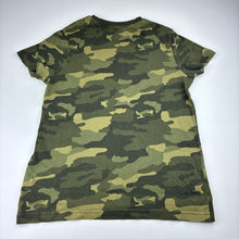 Load image into Gallery viewer, Boys M&amp;S, camo print cotton t-shirt, wash fade, FUC, size 9-10,  