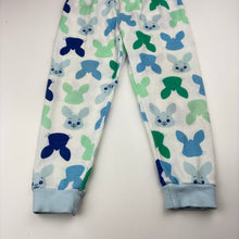Load image into Gallery viewer, Boys Tilt, waffle pyjama pants, rabbit, FUC, size 2,  