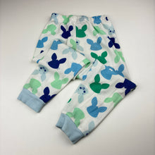 Load image into Gallery viewer, Boys Tilt, waffle pyjama pants, rabbit, FUC, size 2,  