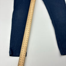 Load image into Gallery viewer, Girls LUCKY BRAND, navy stretch denim leggings, elasticated, GUC, size 5,  