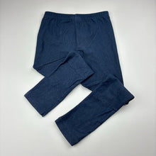 Load image into Gallery viewer, Girls LUCKY BRAND, navy stretch denim leggings, elasticated, GUC, size 5,  