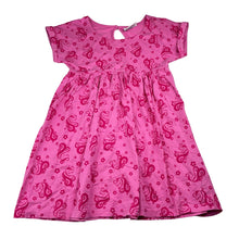 Load image into Gallery viewer, Girls Mango, floral cotton dress, unicorn, GUC, size 7, L: 59.5cm