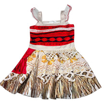 Load image into Gallery viewer, Girls lightweight, Pocahontas style dress, GUC, size 5, L: 55cm