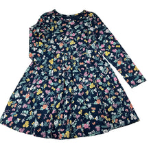 Load image into Gallery viewer, Girls Anko, floral cotton long sleeve dress, butterfly, GUC, size 5, L: 60cm