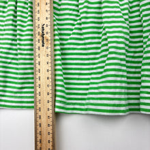 Load image into Gallery viewer, Girls STAPLES by Evergirl, green striped cotton dress, GUC, size 8, L: 60cm