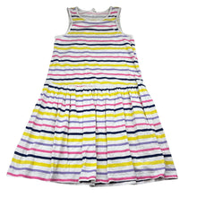 Load image into Gallery viewer, Girls Pumpkin Patch, striped cotton dress, minor marks, FUC, size 10, L: 78cm