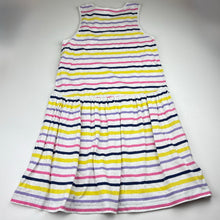 Load image into Gallery viewer, Girls Pumpkin Patch, striped cotton dress, minor marks, FUC, size 10, L: 78cm