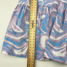Load image into Gallery viewer, Girls Anko, cotton dress, abstract swirl motif, FUC, size 8, L: 62.5cm