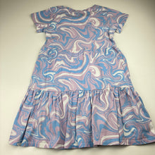 Load image into Gallery viewer, Girls Anko, cotton dress, abstract swirl motif, FUC, size 8, L: 62.5cm