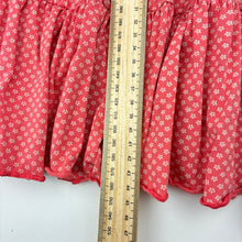 Load image into Gallery viewer, Girls Eeni Meeni Miini Moh, red stretch cotton floral dress, GUC, size 1, L: 44cm