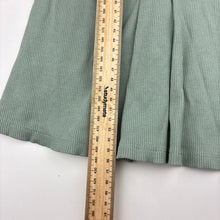 Load image into Gallery viewer, Girls Anko, green stretch cotton ribbed long sleeve dress, GUC, size 6, L: 56cm