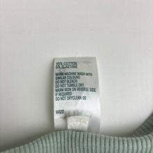 Load image into Gallery viewer, Girls Anko, green stretch cotton ribbed long sleeve dress, GUC, size 6, L: 56cm