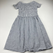 Load image into Gallery viewer, Girls Target, cotton dress, embroidered, flamingos, FUC, size 7, L: 61cm