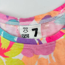 Load image into Gallery viewer, Girls Cotton On, floral cotton dress, EUC, size 7, L: 62cm