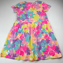 Load image into Gallery viewer, Girls Cotton On, floral cotton dress, EUC, size 7, L: 62cm