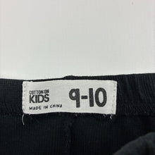 Load image into Gallery viewer, Girls Cotton On, stretch cotton ribbed flared pants, elasticated, GUC, size 9-10,  