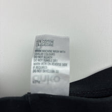 Load image into Gallery viewer, Girls Anko, black stretch cotton flared pants, elasticated, GUC, size 5,  