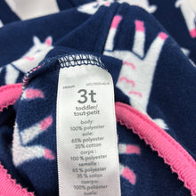 Load image into Gallery viewer, Girls Carter's, fleece pyjama suit, marks on feet, FUC, size 3,  