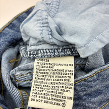 Load image into Gallery viewer, Unisex Breakers, blue stretch denim jeans, GUC, size 4,  