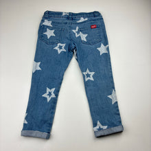 Load image into Gallery viewer, Girls Seed, stretch denim jeans, adjustable, FUC, size 3,  