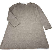 Load image into Gallery viewer, Girls Zara, taupe viscose blend knit long sleeve dress, GUC, size 8, L: 60.5cm