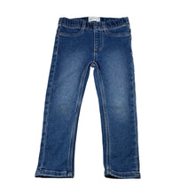 Load image into Gallery viewer, Girls Target, stretch denim jeggings / jean leggings, elasticated, FUC, size 3,  