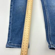 Load image into Gallery viewer, Girls Target, stretch denim jeggings / jean leggings, elasticated, FUC, size 3,  