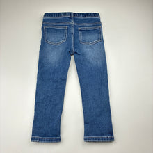 Load image into Gallery viewer, Girls Target, stretch denim jeggings / jean leggings, elasticated, FUC, size 3,  