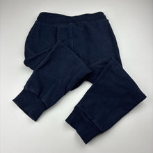 Load image into Gallery viewer, Unisex Target, navy cotton blend track pants, elasticated, FUC, size 5,  