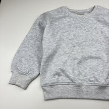 Load image into Gallery viewer, Unisex Mango, plain grey cotton blend fleece lined sweater, FUC, size 5,  