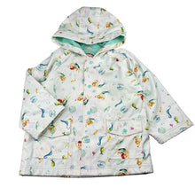 Load image into Gallery viewer, Girls Powell Craft, terry lined waterproof hooded jacket, mermaids, FUC, size 2-3,  