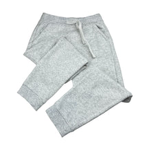 Load image into Gallery viewer, Unisex Target, grey cotton blend fleece lined track pants, elasticated, GUC, size 6,  