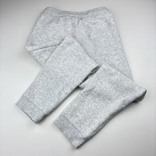 Load image into Gallery viewer, Unisex Target, grey cotton blend fleece lined track pants, elasticated, GUC, size 6,  