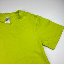 Load image into Gallery viewer, Boys Urban Supply, plain lime cotton t-shirt, EUC, size 8,  