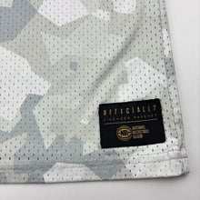 Load image into Gallery viewer, Boys NBL, camo print basketball singlet, minor marks, FUC, size 14,  