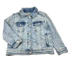Load image into Gallery viewer, Unisex Target, blue stretch denim jacket, GUC, size 3,  