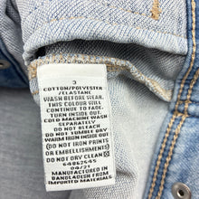 Load image into Gallery viewer, Unisex Target, blue stretch denim jacket, GUC, size 3,  